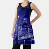 Tablier Nuit bleue à New York (Insitu)