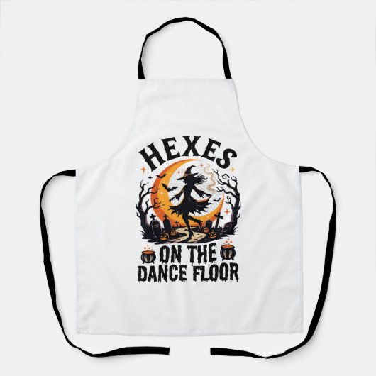 Tablier Nuit de danse de sorcière d'Halloween (Recto)