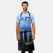 Tablier Nuit étoilée au-dessus du Rhône par Van Gogh (Porté)