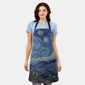 Tablier "Nuit étoilée" par Van Gogh (Porté)