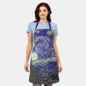 Tablier Nuit étoilée par Vincent van Gogh (Porté)