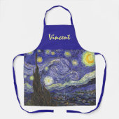 Tablier Nuit étoilée par Vincent van Gogh (Recto)