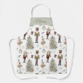 Tablier Nutcracker Ballet de Noël Personnalisé (Recto)