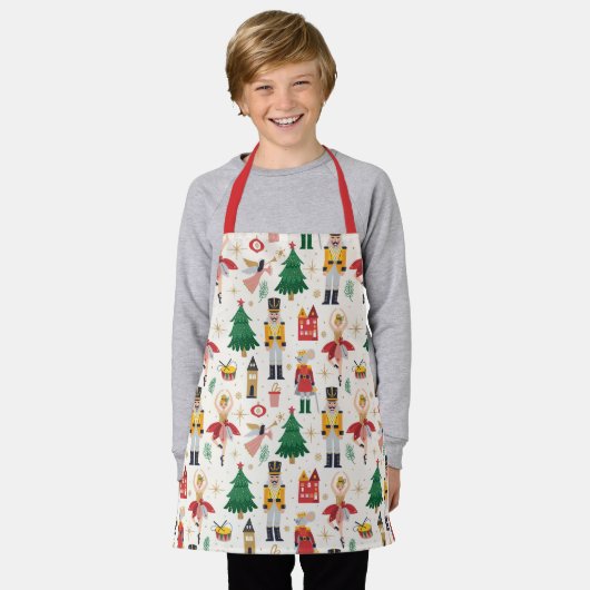 Tablier Nutcracker Ballet Motif de vacances (Porté)