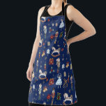 Tablier Nutcracker Christmas Ballet Vintage Navy Blue<br><div class="desc">Le Nutcracker Christmas Ballet Vintage Apron. Parfait Kris Kringle présent. Objets correspondants disponibles en magasin ! https://www.zazzle.com/collections/119667271404904397</div>