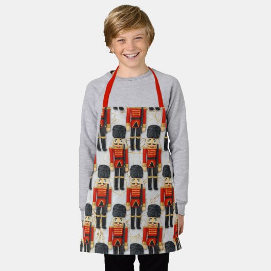 Tablier Nutcracker Jouet Soldat Noël Enfants de Noël (Porté)