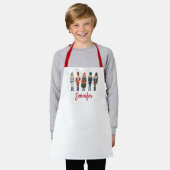 Tablier Nutcracker mignon Joyeux Noël (Porté)