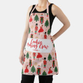 Tablier Nutcracker mignon Noël rose (Insitu)