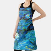 Tablier Nymphéas bleus de Claude Monet (Insitu)