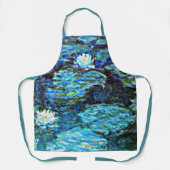 Tablier Nymphéas bleus par Monet (Recto)