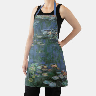 Tablier Nymphéas par Claude Monet, Fleurs Vintage