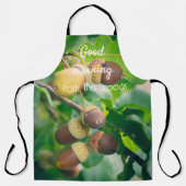 Tablier Oak branches with acorns (Recto)