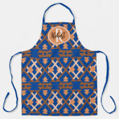 Tablier Oasis du sud-ouest Aztèque géométrique (Recto)