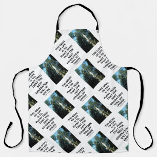 Tablier Objectif De La Vie Est Aux Arbres Plantes Prochain