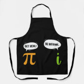 Tablier Obtenir Réel Être Rationnel Funky Math Pi Geek Jou (Recto)