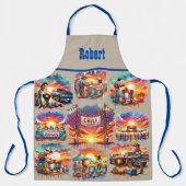 Tablier Occidental Chili Cookoff Scenes 1 Custom (Recto)
