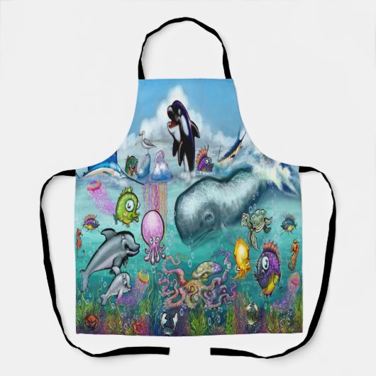 Tablier Océan (Recto)