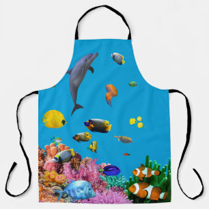 Tablier Ocean Blue Frutiger Aero