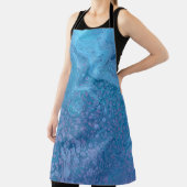 Tablier Ocean Breeze 3 Soft Blue Purple Abstract Apron (Insitu)