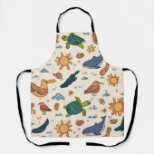 Tablier Ocean Light All-Over Print Apron Gift (Recto)