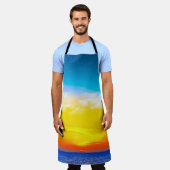 Tablier Ocean Sunrise Apron (Porté)