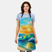 Tablier Ocean's Kiss : Sunset Waves (Porté)