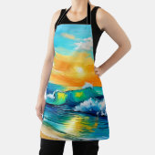 Tablier Ocean's Kiss : Sunset Waves (Insitu)