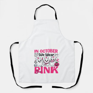 Tablier Octobre, nous portons le rose Infirmière Sensibili