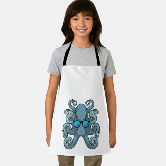 Tablier Octopus avec lunettes de soleil (Insitu)