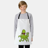 Tablier Octopus avec lunettes de soleil (Porté)