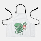 Tablier Octopus avec Popcorn (Recto)