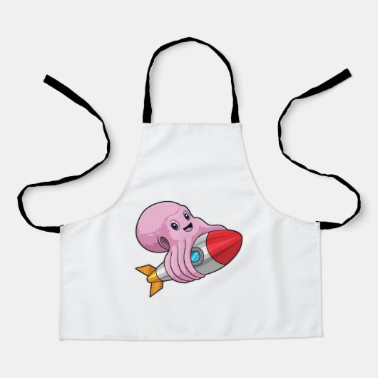 Tablier Octopus avec Rocket (Recto)