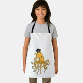 Tablier Octopus comme étudiant avec diplôme (Insitu)