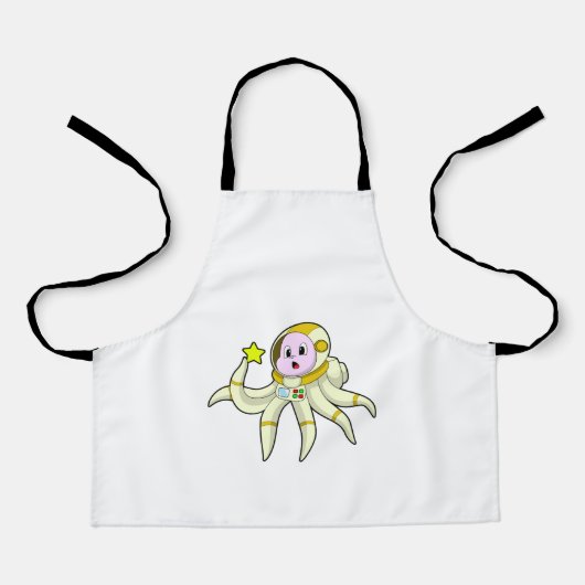 Tablier Octopus comme plongeur avec étoile (Recto)