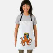 Tablier Octopus en musique avec casque (Insitu)