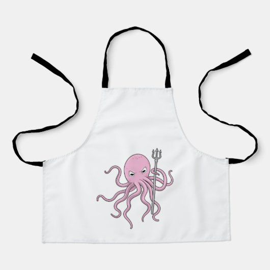 Tablier Octopus en tant qu'assistant avec Trident (Recto)