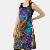 Tablier Octopus Ocean Sea Animal Nom personnalisé (Insitu)