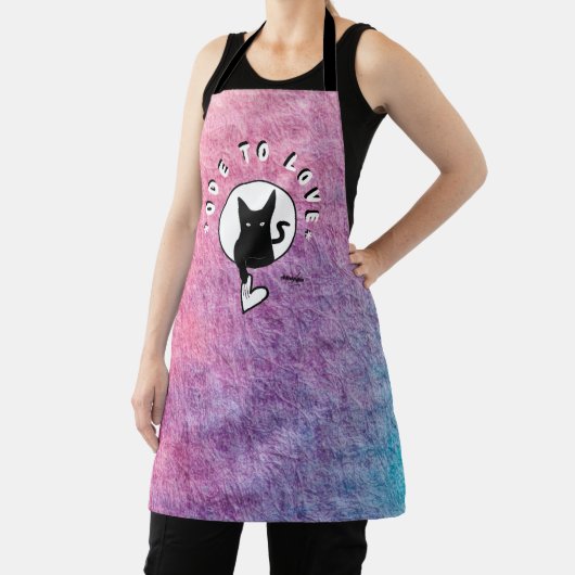 Tablier Ode to Love Cat Apron par Adiela Akoo (Insitu)