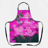 Tablier Oeillets sauvages après la pluie (Recto)