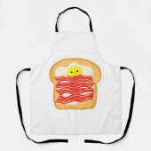 Tablier Oeuf Amusant Dans Un T-Shirt Lit Bacon - Brea Nour (Recto)