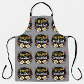 Tablier Oeuf cité pour Breakfast Funny Foodie Pun Design (Recto)