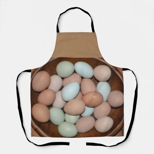 Tablier Oeuf de poulet coloré (Recto)