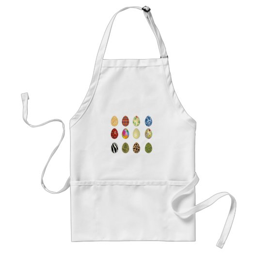 Tablier oeufs de pâques colorés (Devant)