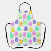 Tablier Oeufs de Pâques et contours (Recto)