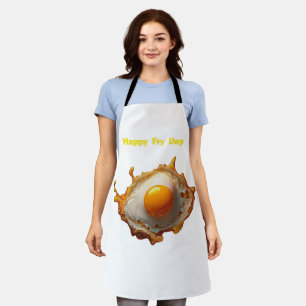 Tablier Oeufs frits Sunny side Up Happy Fry Day