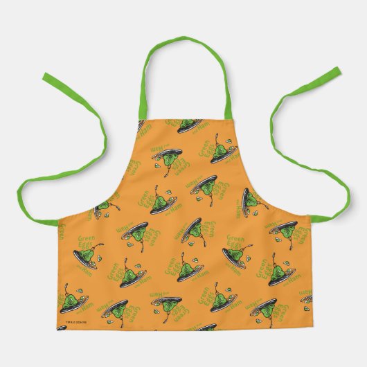 Tablier Œufs verts et jambon Modèle (Recto)