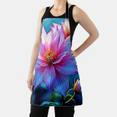 Tablier Oeuvre d'art en fleurs éthérées (Insitu)