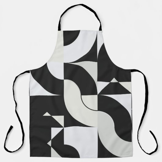 Tablier OEuvre de composition Bauhaus réalisée avec l'ele (Recto)
