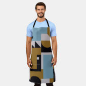 Tablier OEuvre de composition Bauhaus réalisée avec l'ele  (Porté)