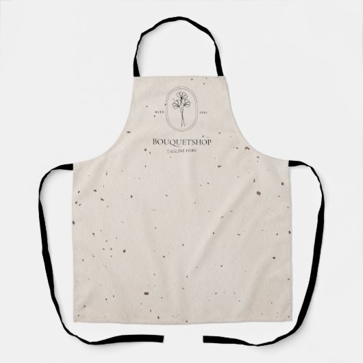 Tablier Oeuvre de marque fleuriste (Recto)